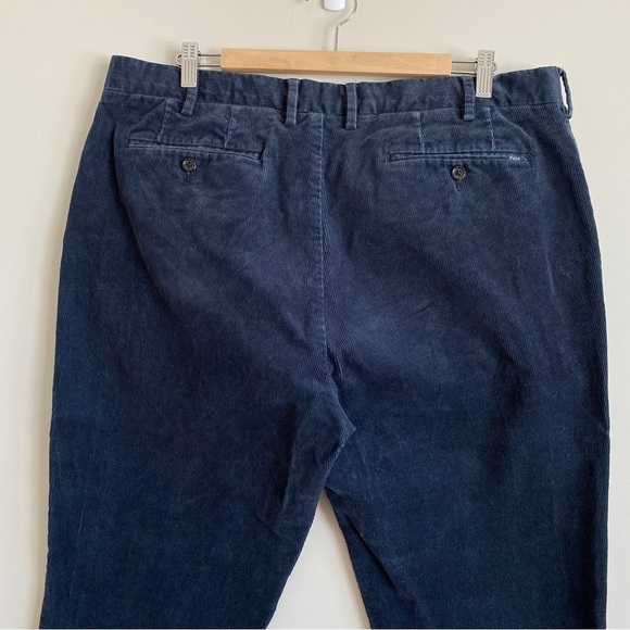 Polo Ralph Lauren Stretch Classic Fit Straight Corduroy Pants Sz 38x32 Navy - Picture 4 of 10